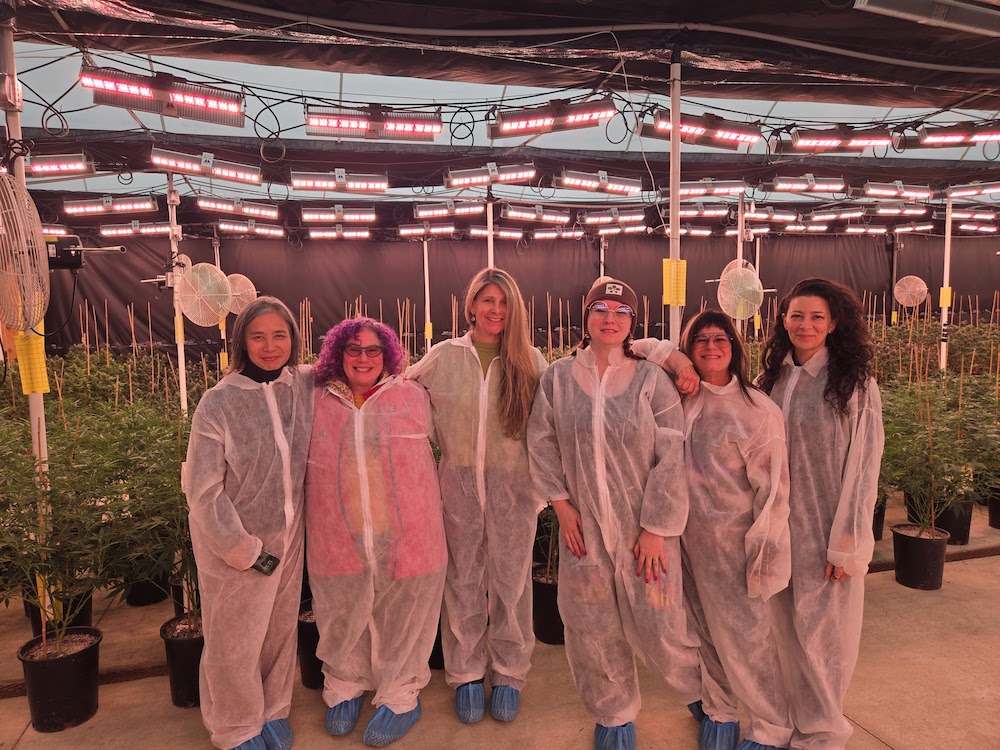 Herbal Woodstock team in a Hudson Valley grow house.