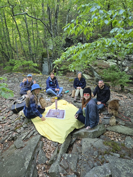 Herbal Wooodstock staff outing near Woodstock, NY.