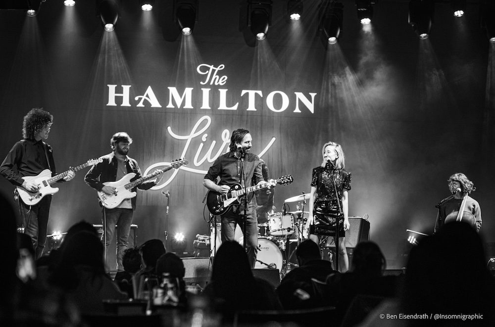 live show on stage with Matt Pond PA and Anya Marina