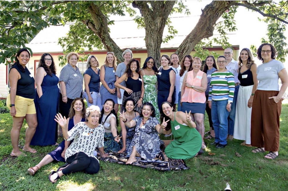 Business leaders gathering at a past HVWiB retreat in theHudson Valley, NY.