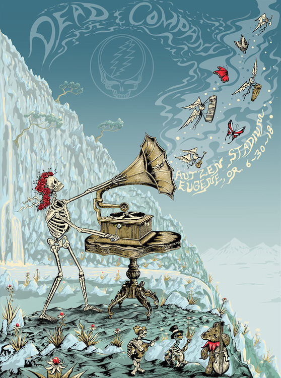 Grateful Dead Poster art by Mike Dubois