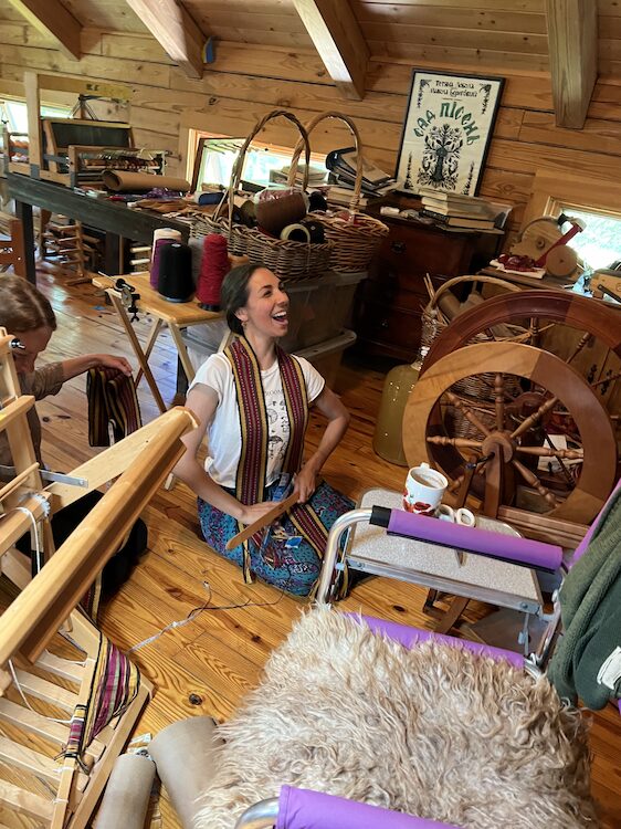 Mokosh Ukrainian Weaving Studio Visit Fiber & Cider Tour