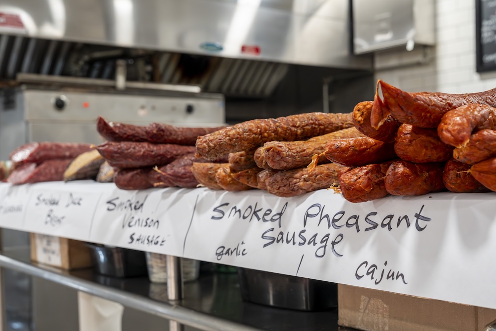 The Meat counter at Quattro's Maret