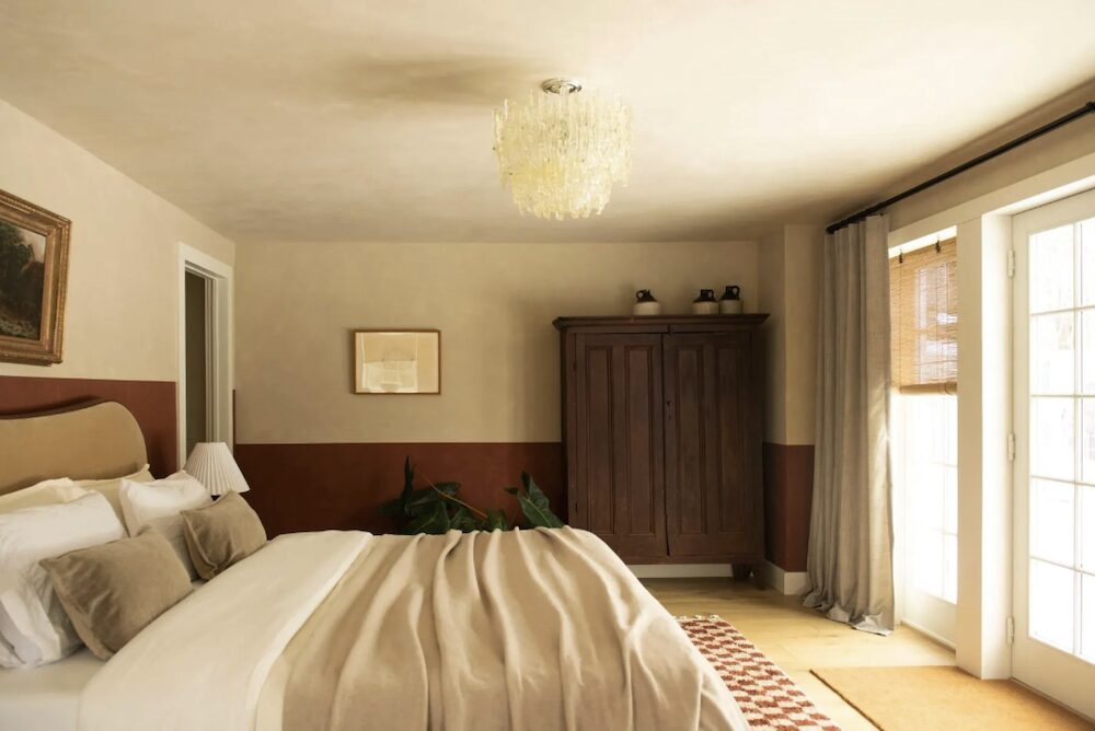 guest bedroom at 1174 Potter Mountain Road in Gilboa NY