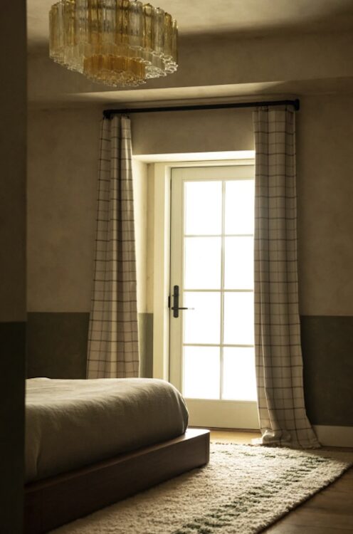 balcony door off bedroom at 1174 Potter Mountain Road in Gilboa NY