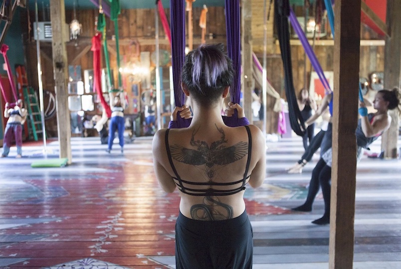 Body Art Barn for aerial arts, pole dance, yoga in Blooming Grove NY