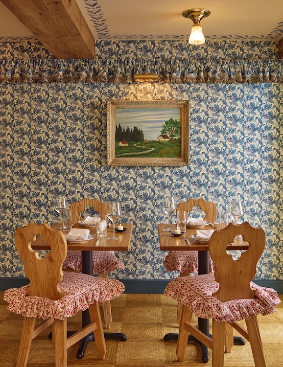 dining room at The Six Bells Countryside Inn in Rosendale NY
