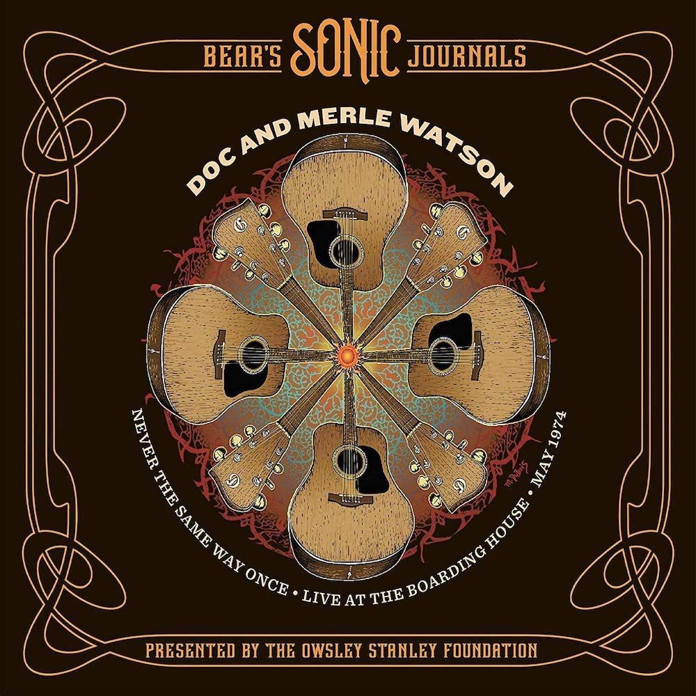 Mike Dubois design for Doc and Merle album package