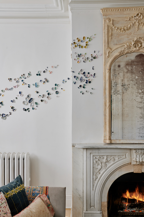 Wall installation of Hudson Valley artist Elisa Sheehan.