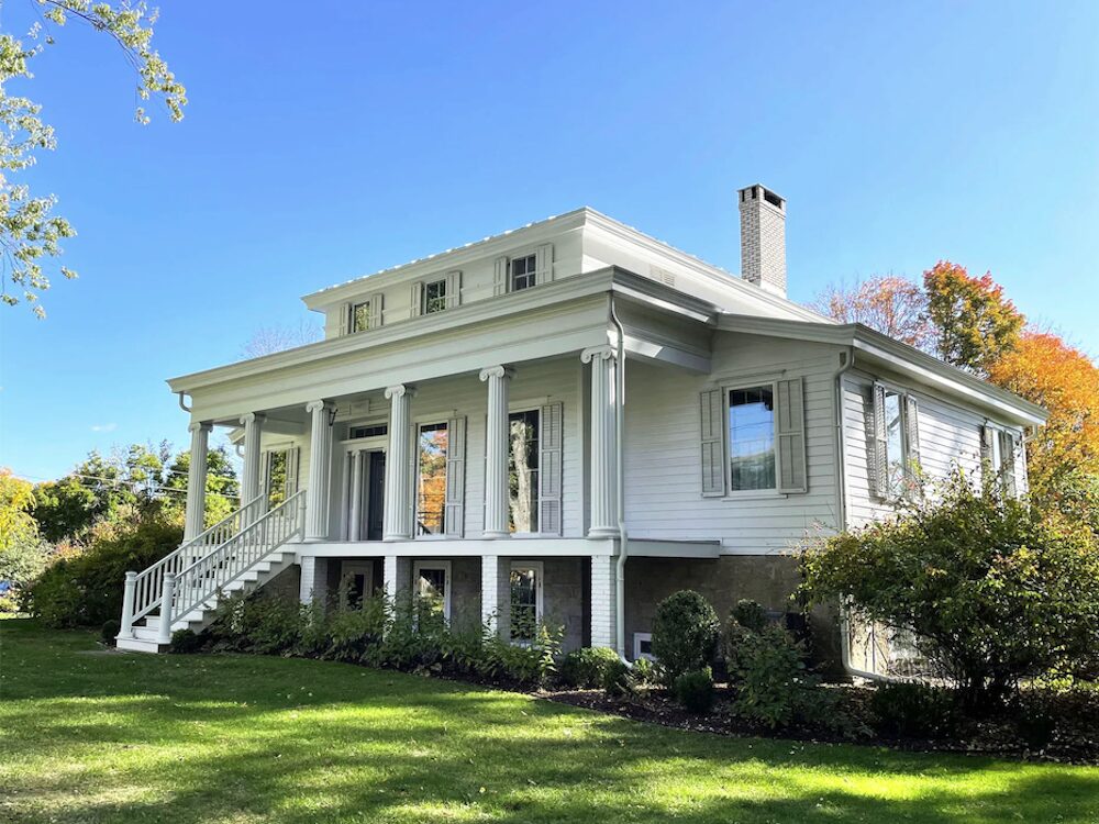 Greek Revival mansion in Marbletown, Ulster County NY