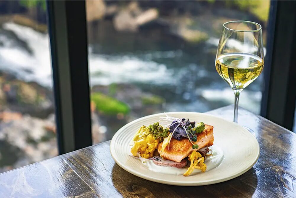 food at at The Roundhouse in Beacon NY