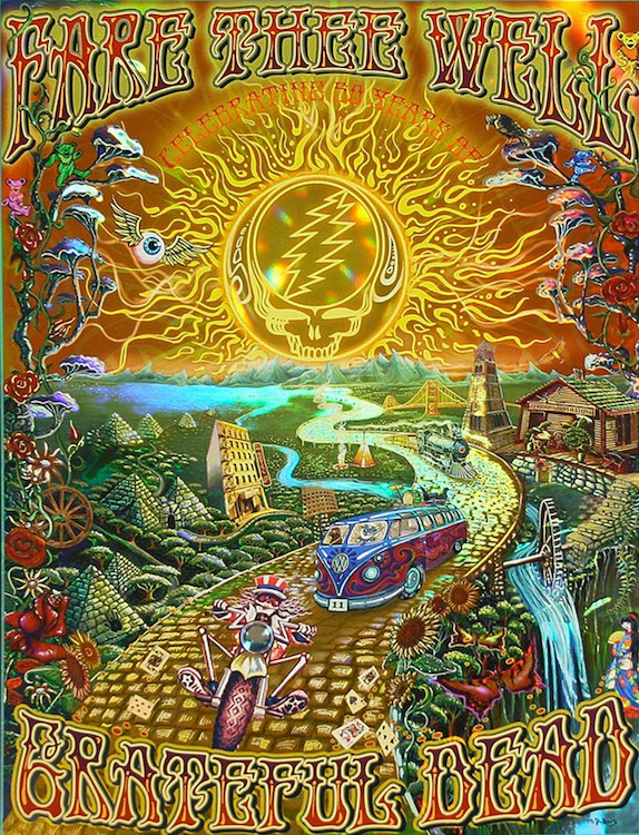 Grateful Dead Poster art by Mike Dubois