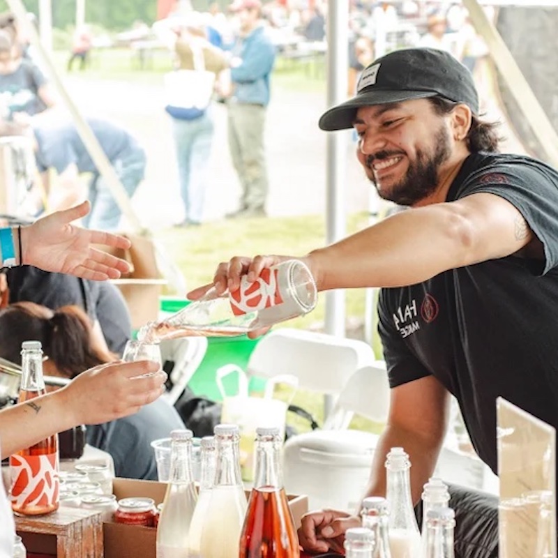 Hudson Valley Craft Beverage Festival a Twin Star Orchards in New Paltz NY