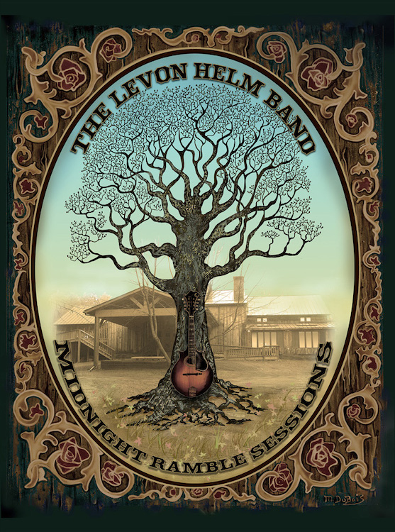 The Levon Helm Band Poster art by Mike Dubois