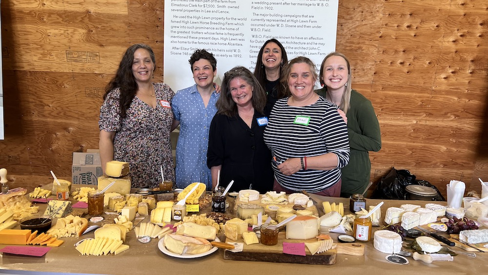 Milkmaids Team and Cheese Tasting in New York State.