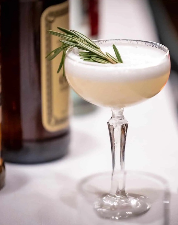 cocktail at Mohonk Mountain House in New Paltz NY