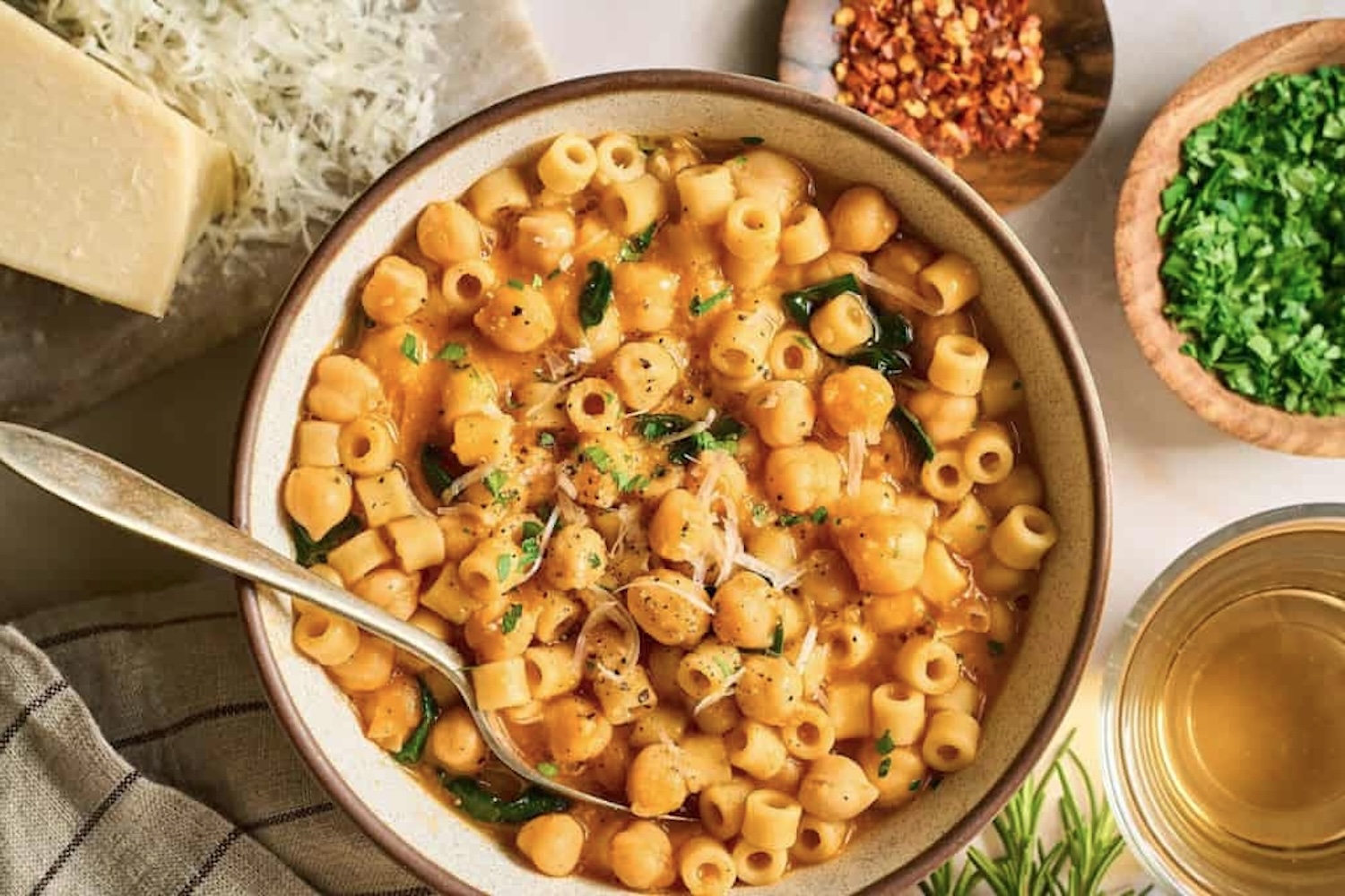 Quattro's Market Recipe for Pasta e Ceci 