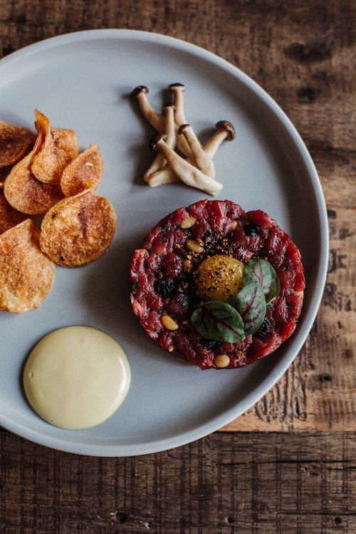plate of food at Foxfire Mountain House in Mt. Tremper NY