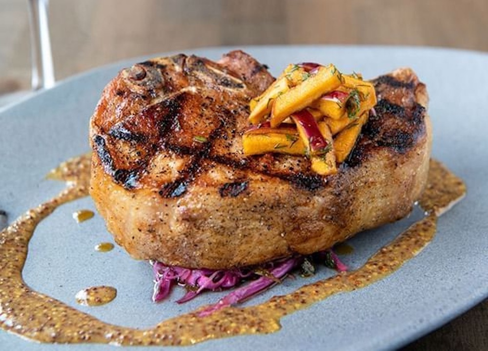 pork dinner at The Abbey Inn & Spa in Peekskill NY