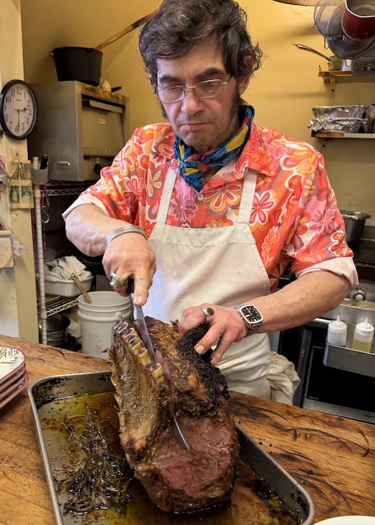 Prime Rib from Graziano Tecchio of Graziano’s Downtown Café