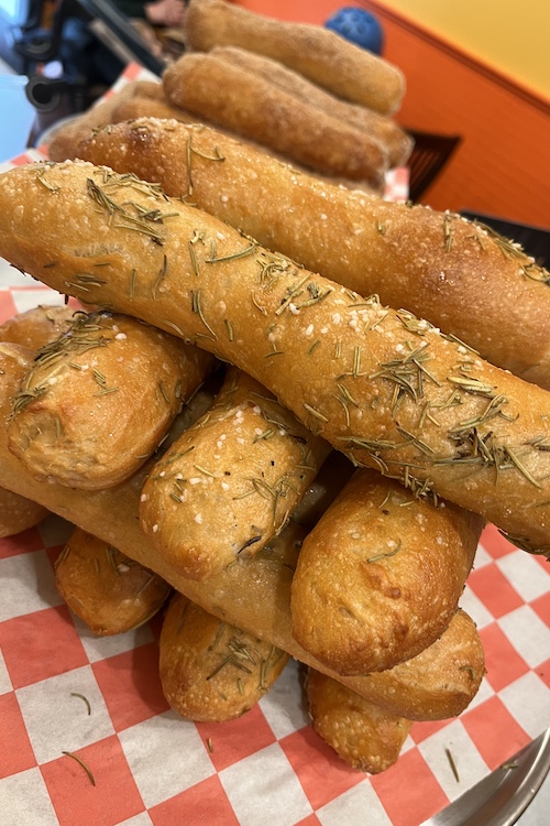 sourdough, rosemary bagel sticks at Bagel-ish in Beacon NY