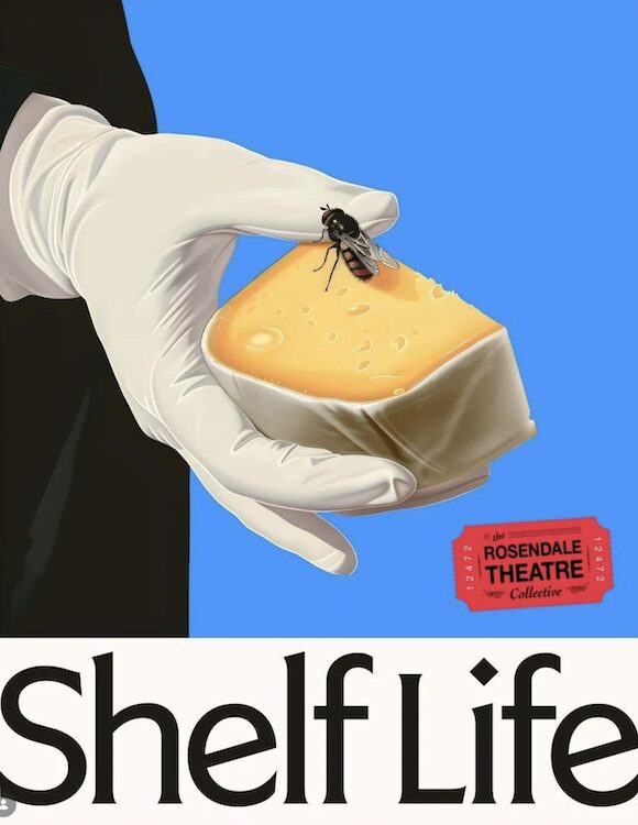 Film Screening Poster for Shelf Life at the Rosendale Theater in Upstate NY.