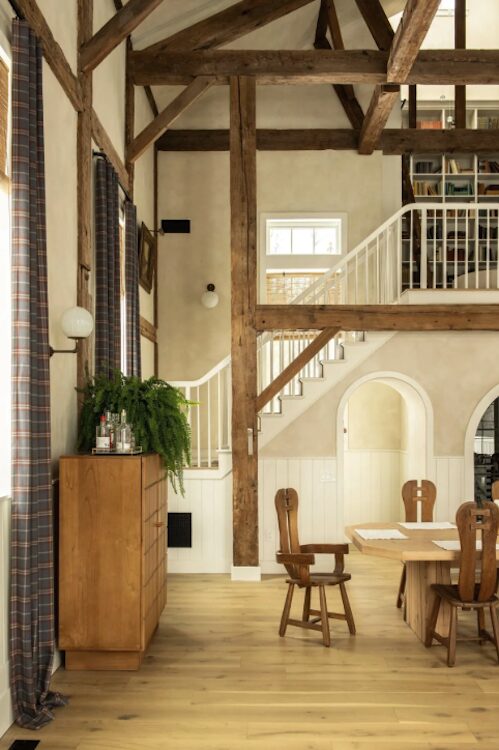 entrance to stairs at 1174 Potter Mountain Road in Gilboa NY