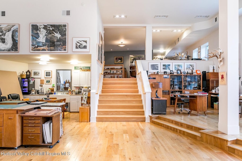 artist studio at Meads Mountain Road Woodstock NY Luxury Listing