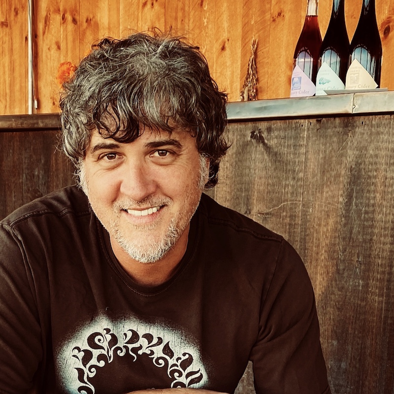 Chris Jackson at Red Maple Vineyard in West Park NY