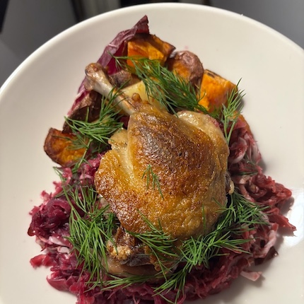 Duck Confit Recipe by Runa Bistro in New Paltz NY