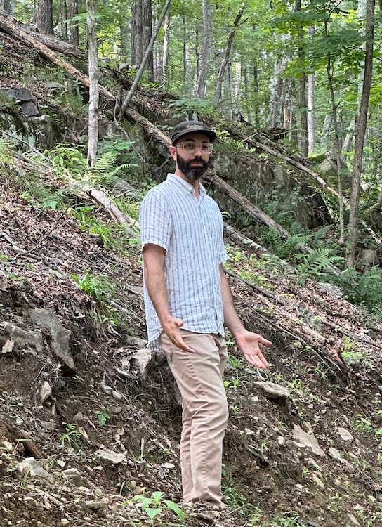 Executive Director of the Woodstock Land Conservancy, Andy Mossey.