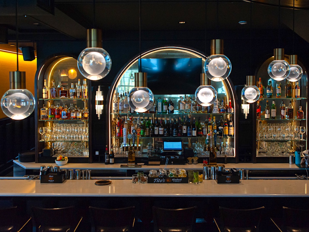 the bar at The Lemon Squeeze in New Paltz NY