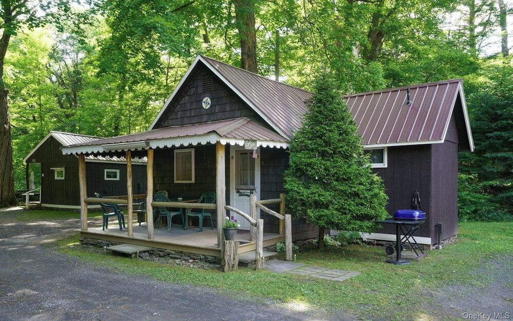 cabin in the woods at 5973 State Route 28, Phoenicia NY with Halter Associates Realty