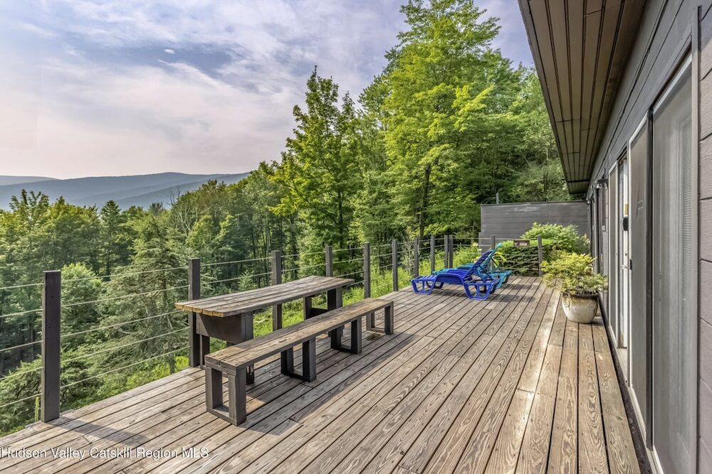 deck at 166 Todd Hill Road, West Kill NY