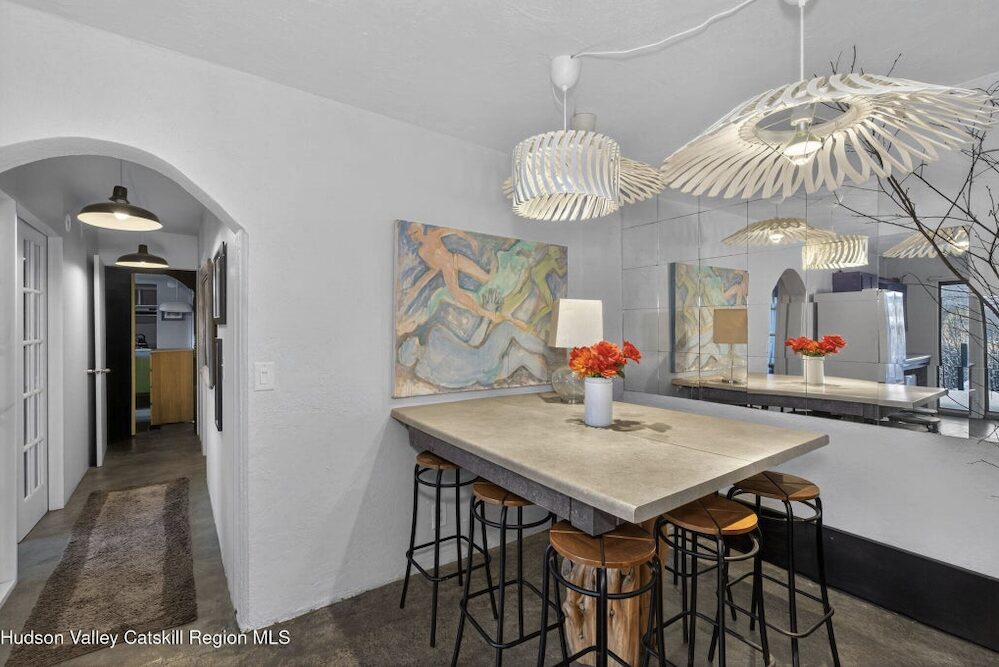 dining room space at 166 Todd Hill Road, West Kill NY