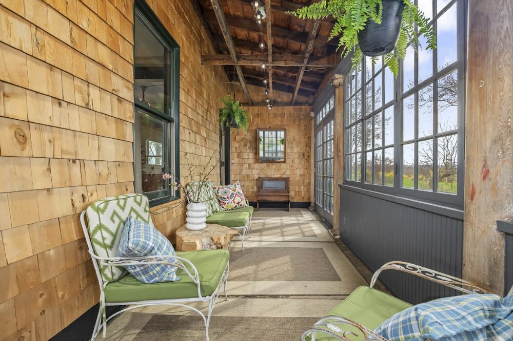 indoor porch at 4174 Route 9W, Saugerties NY