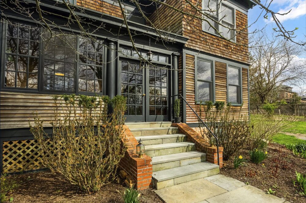steps to the front door at 4174 Route 9W, Saugerties NY