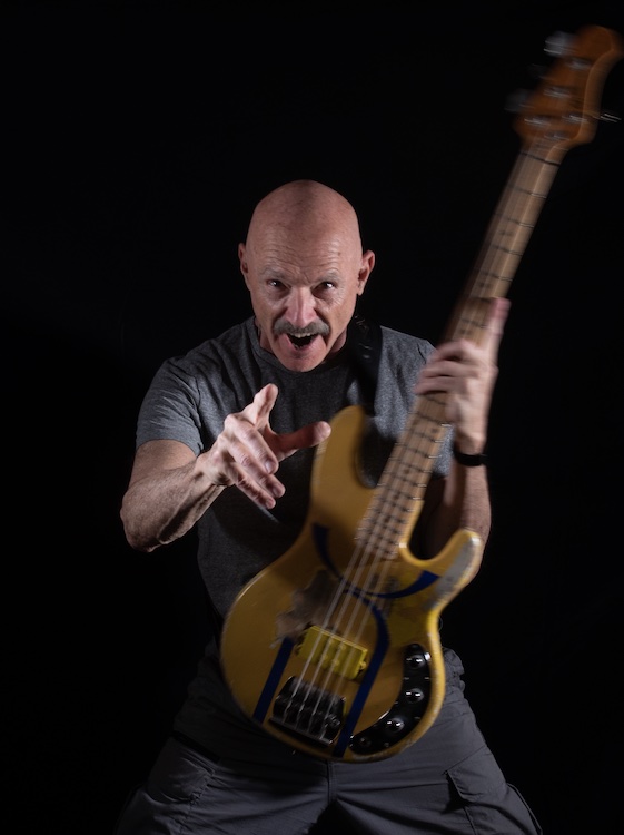 Tony Levin with his guitar