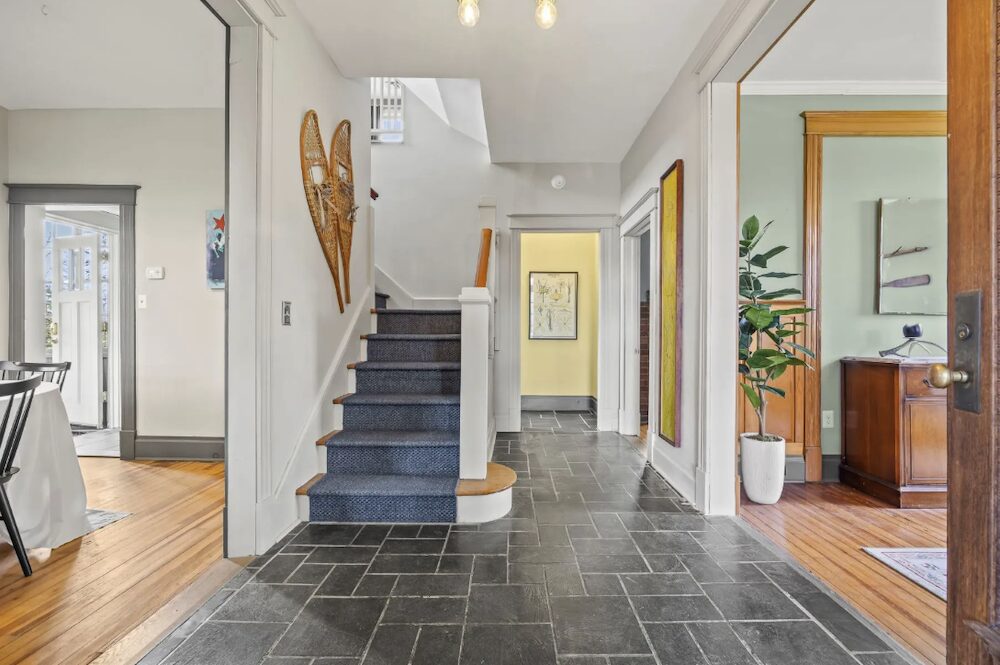 hallway and stairs at 4174 Route 9W, Saugerties NY