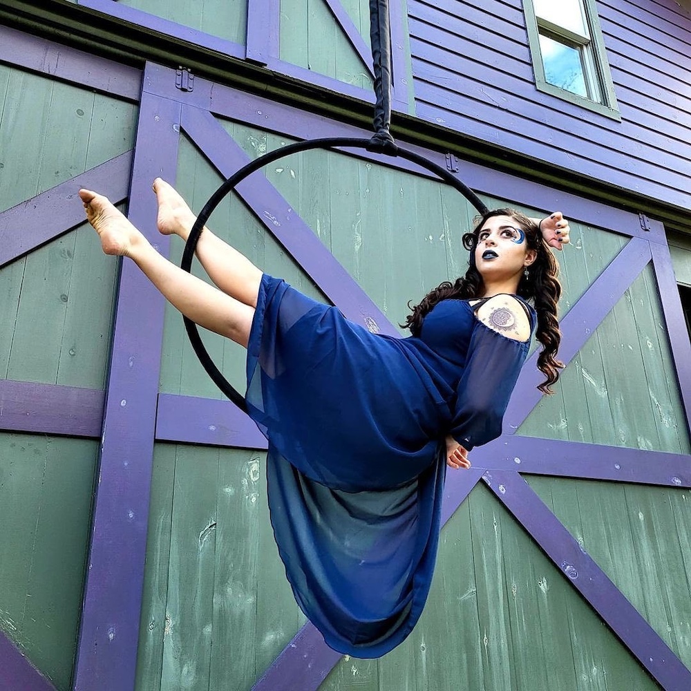 Michaela Joy Weiss with Hudson Valley Circus Arts
