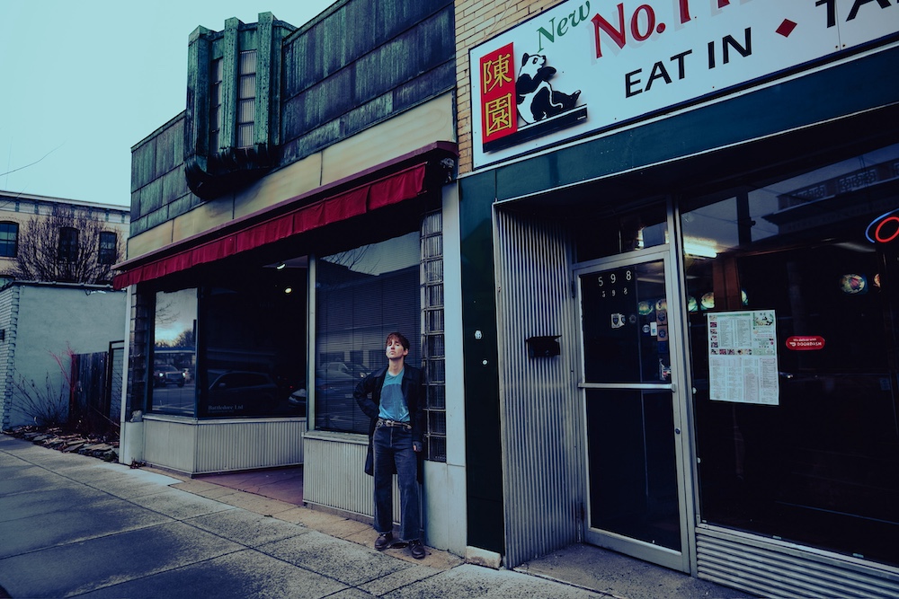 Jack Manley on the streets of Kingston NY