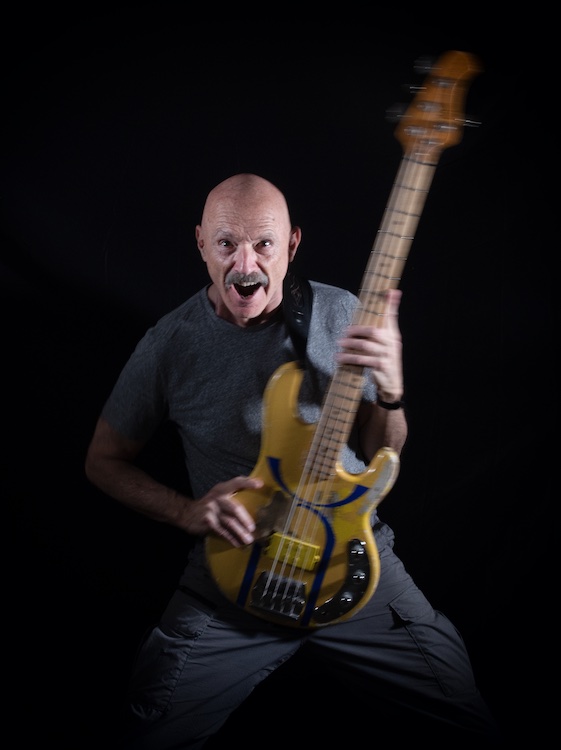 Tony Levin with his guitar