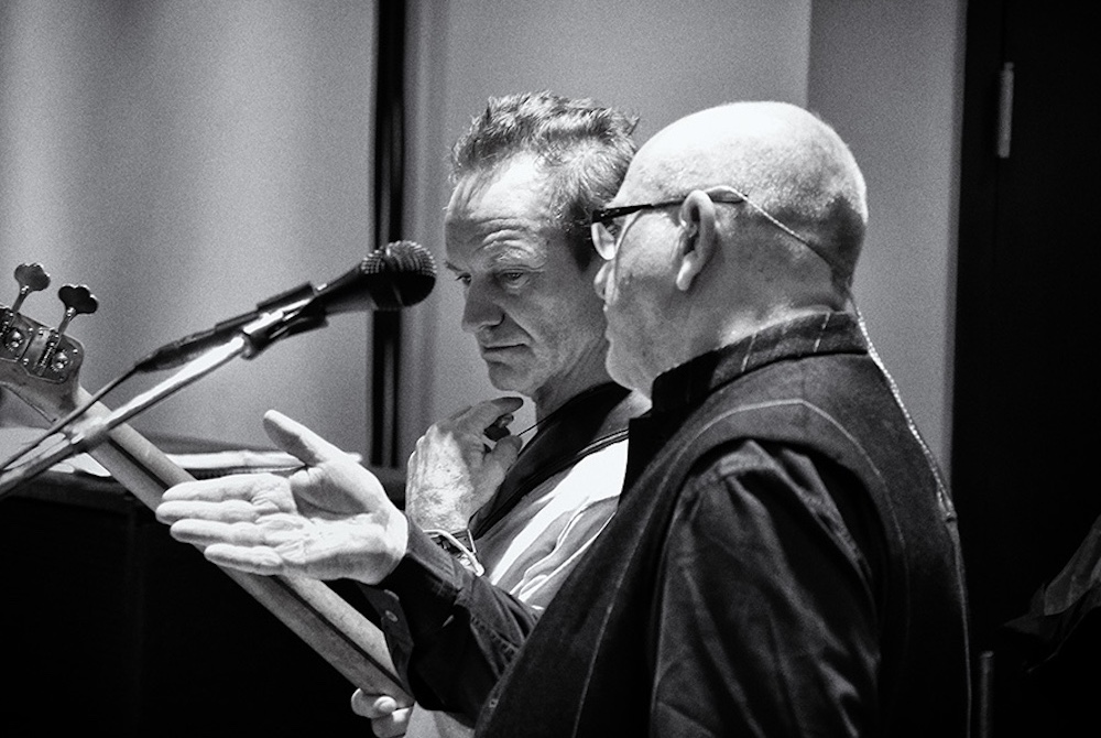 Sting and Peter Gabriel 