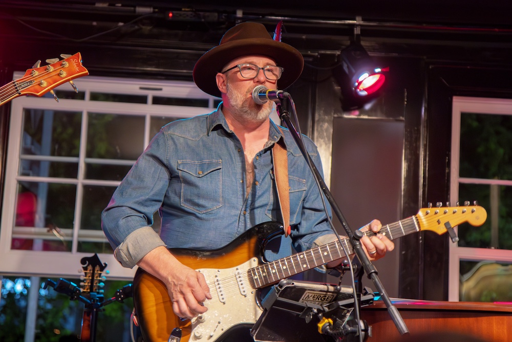 David Chapman on stage