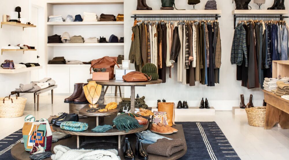 Road to Nowhere clothing store Interior.