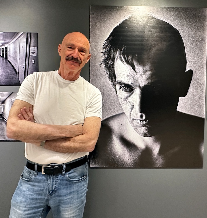 Tony Levin at his photography gallery show