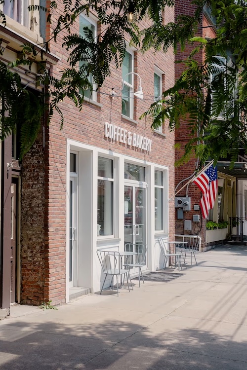View of Ground floor coffee shop at 320 Main Street, Middleburgh NY listing by Anatole House