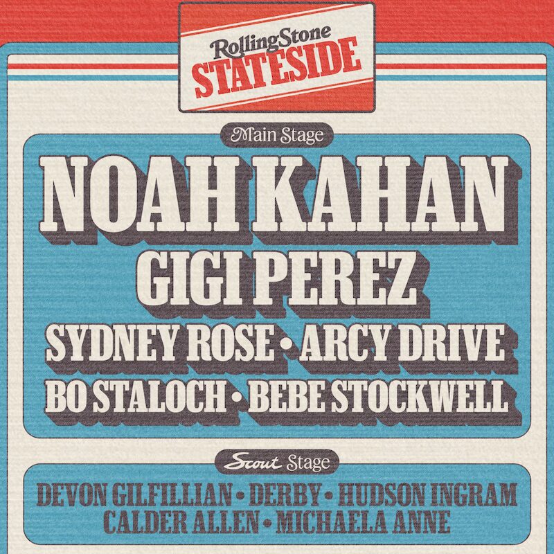 Rolling Stone Stateside Music Festival featuring Noah Kahan at Hutton Brickyards in Kingston NY