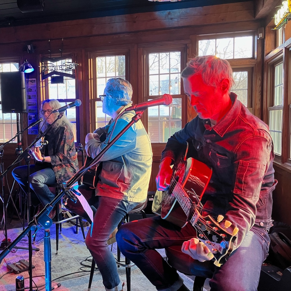 Bossa Blue band members at Tinker Tavern in Woodstock NY