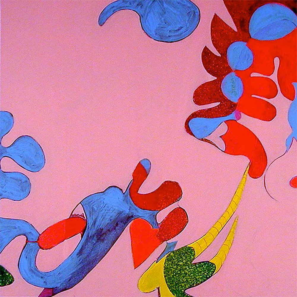 Colorful painting titled: Even in the Quietest Moments by artist Sharon Broit.